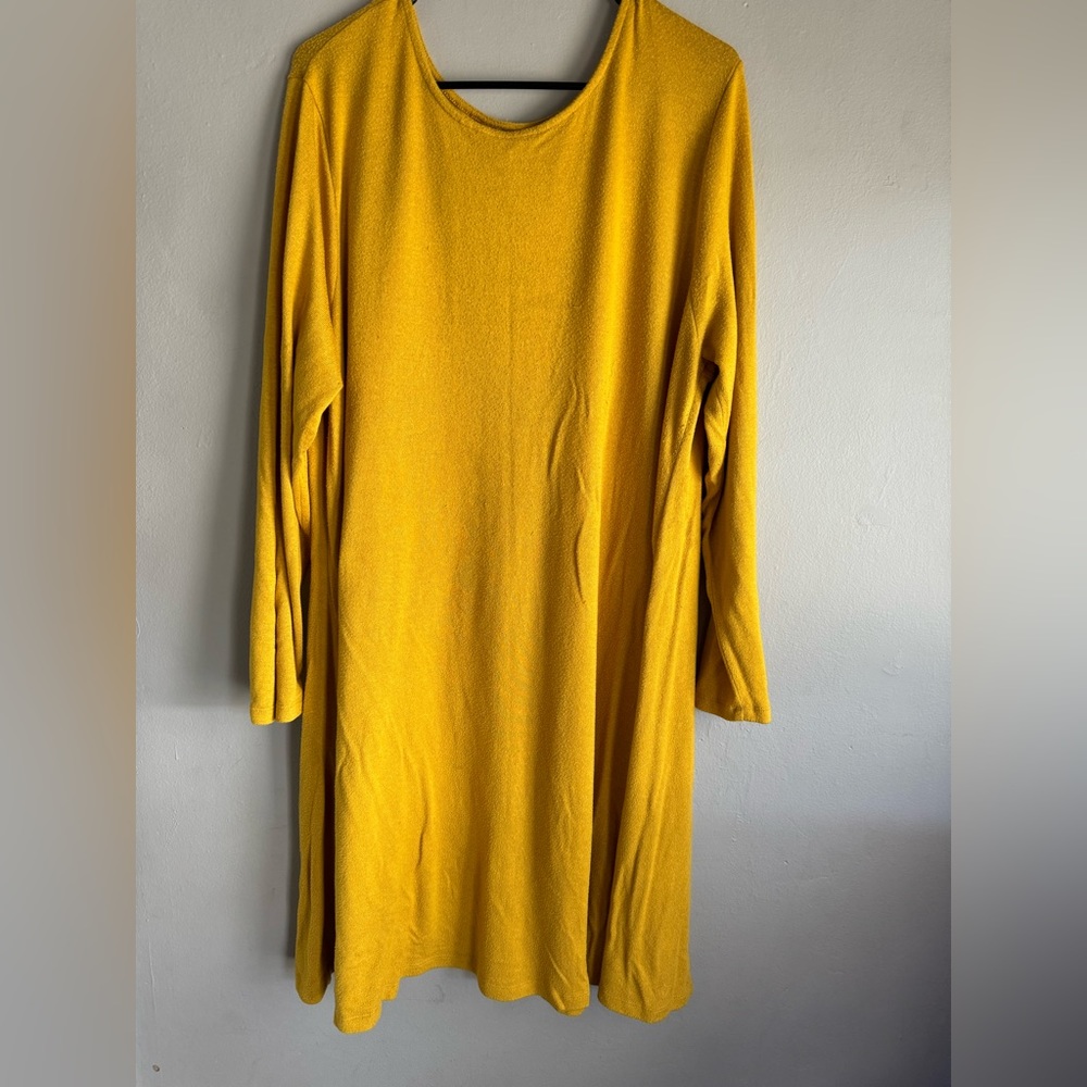 OLD NAVY XXL Mustard sweater dress
